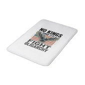 No Kings Since 1776 Patriotic Eagle Vintage Shirt  バスマット (アングル)