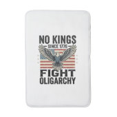 No Kings Since 1776 Patriotic Eagle Vintage Shirt  バスマット (正面縦)