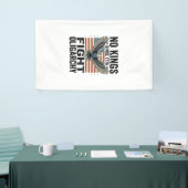 No Kings Since 1776 Patriotic Eagle Vintage Shirt  横断幕 (トレードショー)