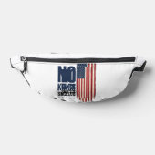 No Kings Since 1776 Patriotic Flag Shirt Design_1 ファニーパック (レイダウン)
