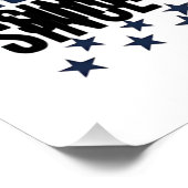 No Kings Since 1776 Patriotic Flag Shirt Design_1 ポスター (コーナー)