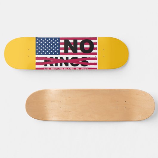 "NO kings" Skateboard スケートボード (横)