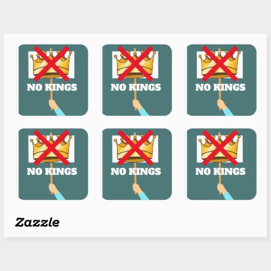 No Kings Sticker スクエアシール (シート)