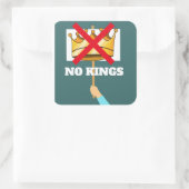 No Kings Sticker スクエアシール (バッグ)