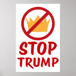 NO KINGS STOP TRUMP Anti-Trump | RYW | Protest ポスター