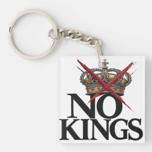 NO KINGS Tシャツ キーホルダー (正面)