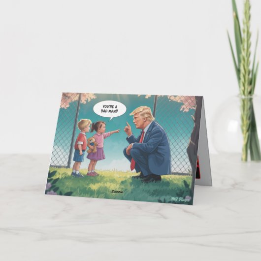 No Kings Toddler Greeting Card カード (裏面)