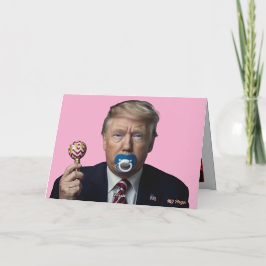 No Kings Toddler Greeting Card カード (裏面)