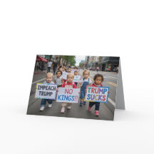 No Kings Toddler Greeting Card
