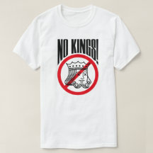 NO KINGS - Trump Repeat - Tシャツ