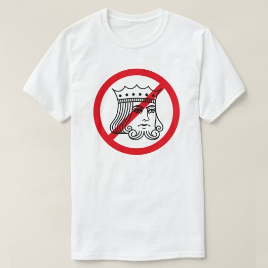 NO KINGS - Trump Repeat - Tシャツ (デザイン正面)