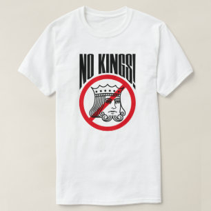 NO KINGS - Trump Repeat - Tシャツ