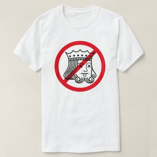 NO KINGS - Trump Repeat - Tシャツ (デザイン正面)