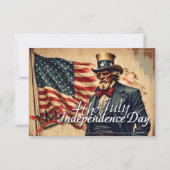 No Kings Uncle Sam Independence Day Art (正面)