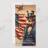 No Kings Uncle Sam Independence Day Art (正面)
