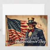 No Kings Uncle Sam Independence Day Art (正面/裏面)