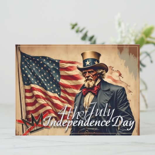 No Kings Uncle Sam Independence Day Art (スタンド正面)