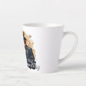 No Kings Uncle Sam Independence Day Art カフェラテマグ (右)