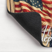 No Kings Uncle Sam Independence Day Art マウスパッド (コーナー)