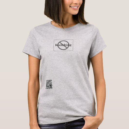 No Kveching Tシャツ (正面)