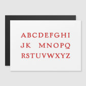 No L "Joke"クリスマスアルファベット (正面/裏面)