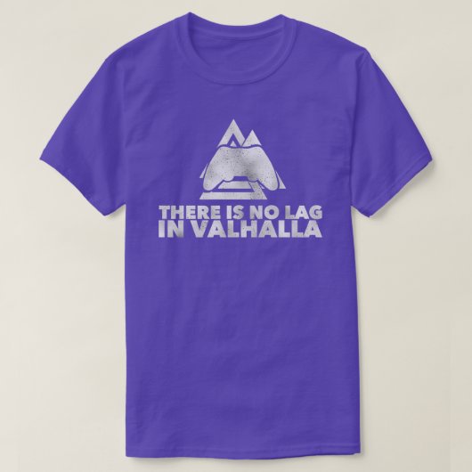 No Lag In Valhalla Tシャツ (デザイン正面)