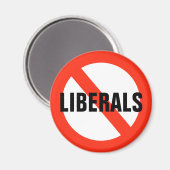 NO LIBERALS磁石 マグネット (正面/裏面)