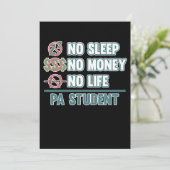 No Life PA Student Pridician Assistant Medical Gra 招待状 (スタンド正面)