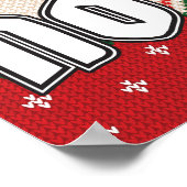 No Lift No Gift – クリスマスジム – サンタトレーニング ポスター (角)