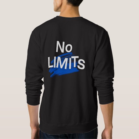 no limits  スウェットシャツ (裏面)