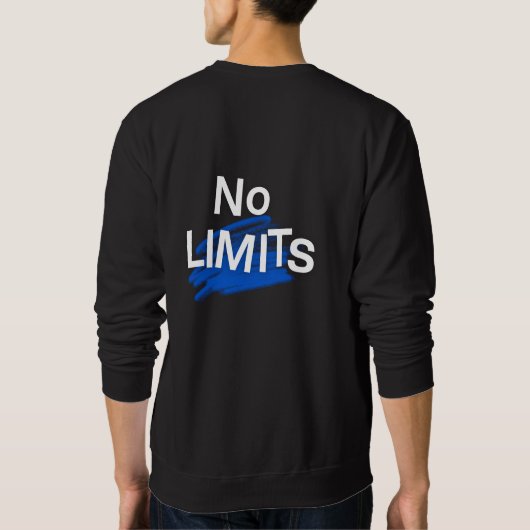 no limits  スウェットシャツ (裏面)