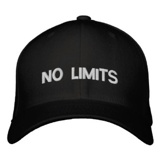 No Limits Cap 刺繍入りキャップ