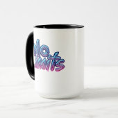 No Limits | Cyberpunk Streetwear Digital Design マグカップ (正面左)