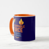 No Limits, Just Hustle | Motivational Combo Mug マグカップ (正面左)