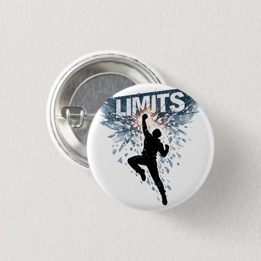 No Limits Motivation Design  缶バッジ (正面&裏面)
