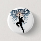 No Limits Motivation Design  缶バッジ (正面)