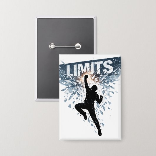 No Limits Motivation Design  缶バッジ (正面/裏面)