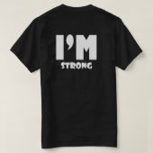 No Limits No Excuses Unisex T-Shirt – Typography Tシャツ (デザイン裏面)