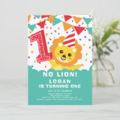 No Lion 1st Birthday招待状 招待状 (スタンド正面)
