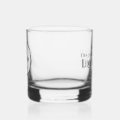 No Liquor Licenseロゴ事業のしらふさバー ウイスキーグラス (右)