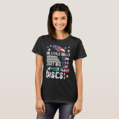 No Little Balls Just Big Disks Frisbeeユーモアのある Go Tシャツ (正面フル)