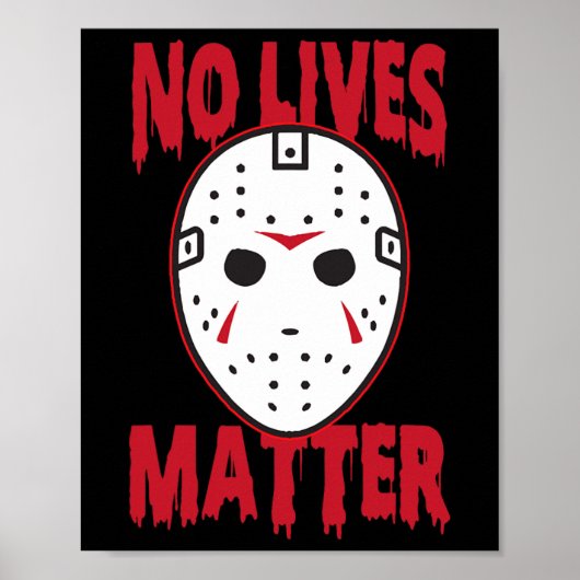 No livesホラーマスクハロウィーンコスチューム ポスター (正面)