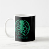 No Lives Cthulhuステッカー コーヒーマグカップ (左)