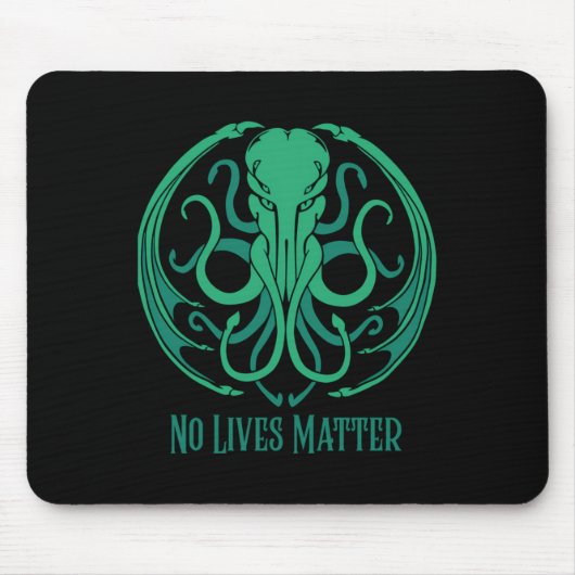 No Lives Cthulhuステッカー マウスパッド (正面)