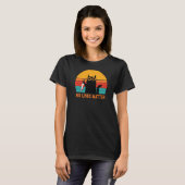 No Lives - Funny Halloween Catステッカー Tシャツ (正面フル)