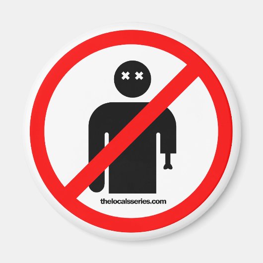 No Localsマグネット マグネット (正面)