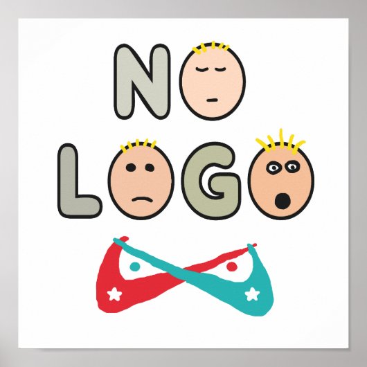 No Logo Anti Brand Capitalist ポスター (正面)