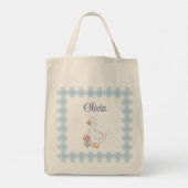 “No Longer Explaining Myself” Goose Tote Bag トートバッグ (裏面)