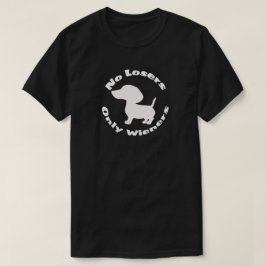 No losers Only Wienersおもしろいダシュンドドッグペットパン Tシャツ