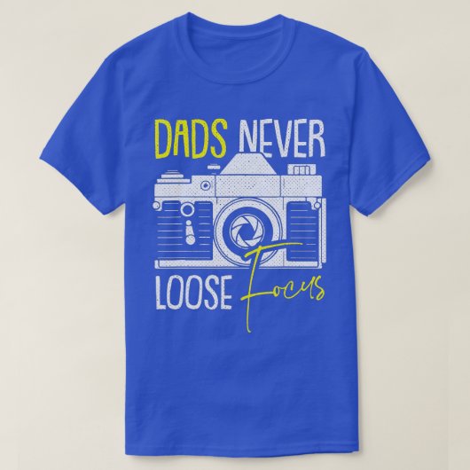 No Lost Focus Camera Faters Day Photographer D Tシャツ (デザイン正面)